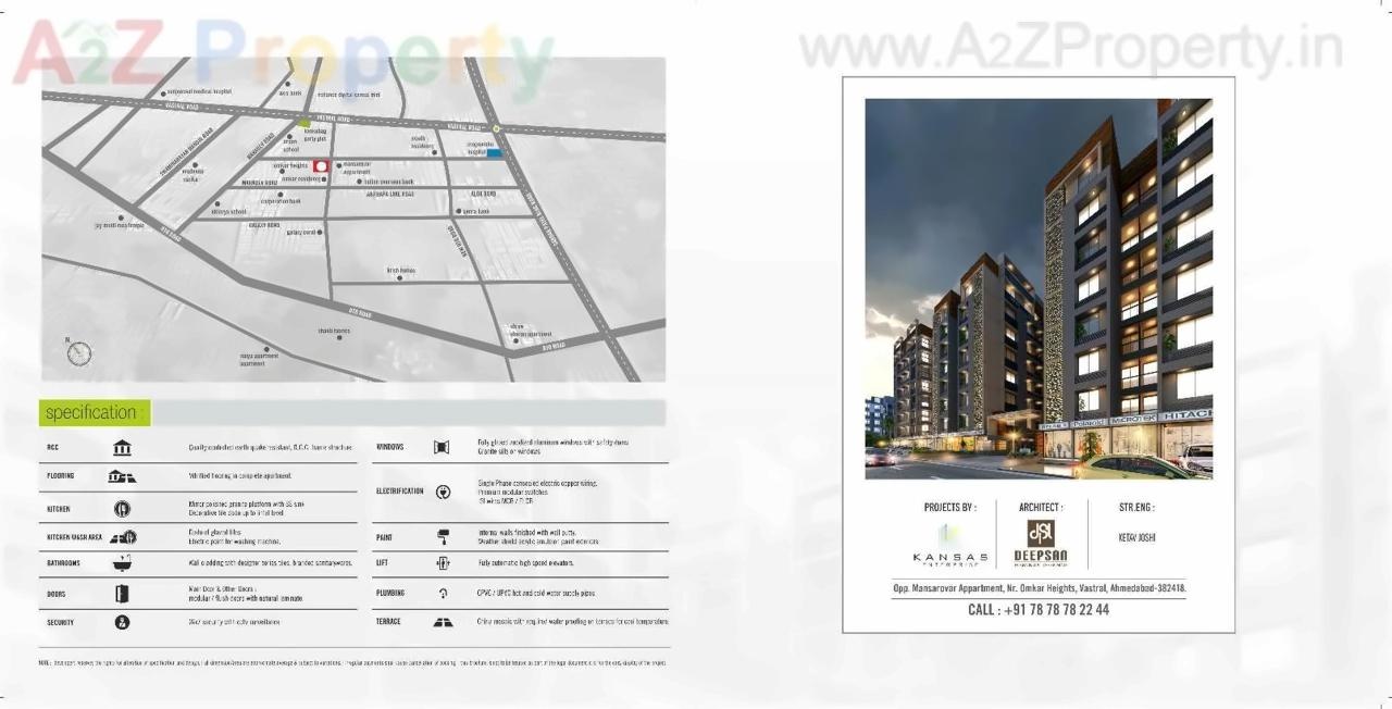  of real estate project Kansas Devasya located at Vastral, Ahmedabad, Gujarat