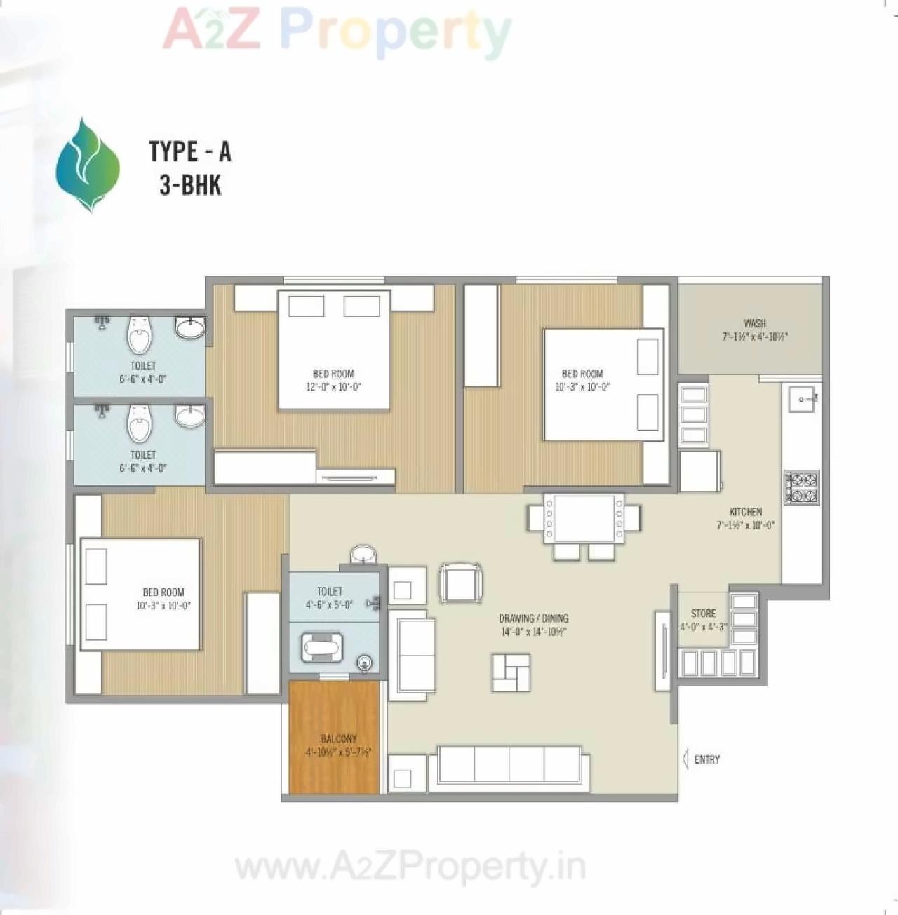Layout of real estate project Kansas Devasya located at Vastral, Ahmedabad, Gujarat