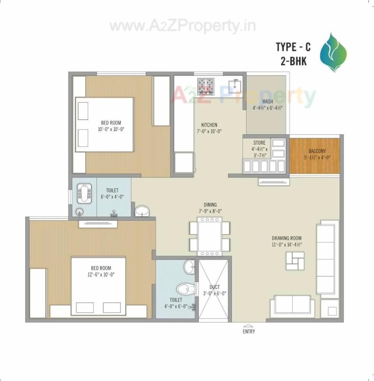 Layout of real estate project Kansas Devasya located at Vastral, Ahmedabad, Gujarat