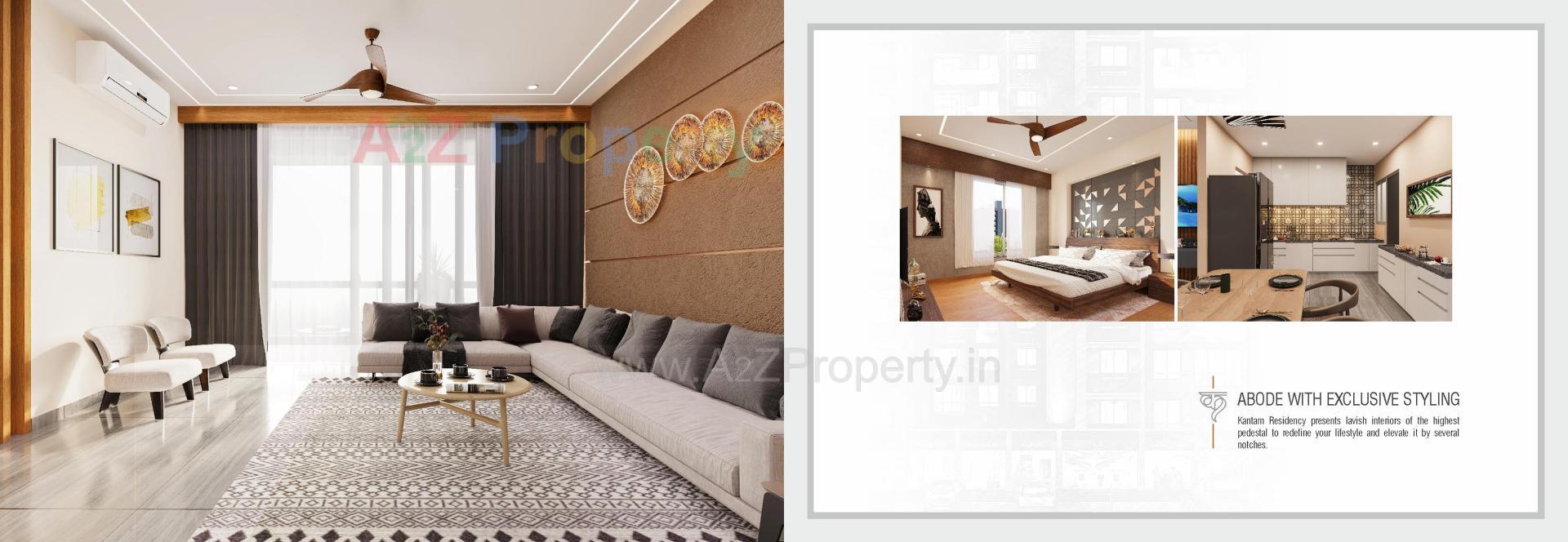 3D Elevation of real estate project Kantam Residency located at Chenpur, Ahmedabad, Gujarat