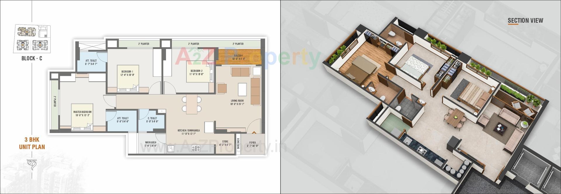 Layout of real estate project Kantam Residency located at Chenpur, Ahmedabad, Gujarat