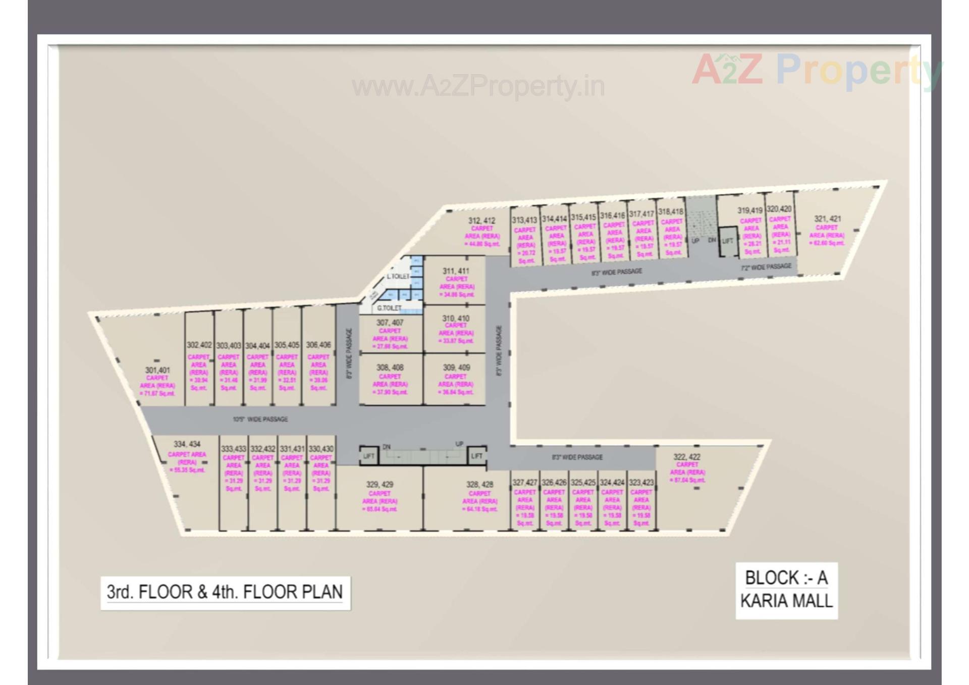 Layout of real estate project Karia Mall   Karia Complex located at Naroda, Ahmedabad, Gujarat