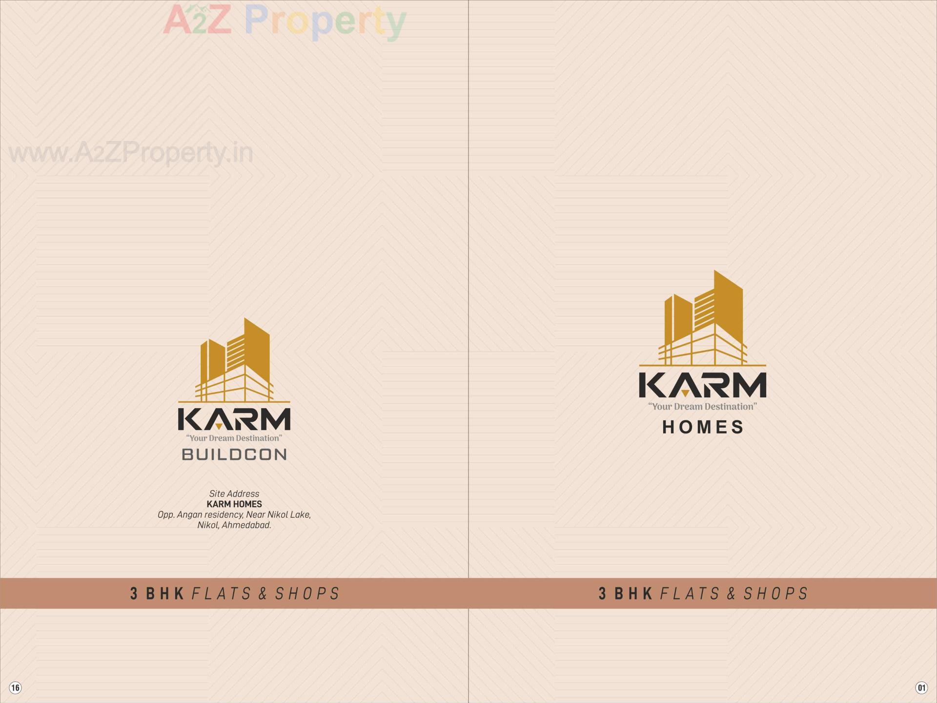  of real estate project Karm Homes located at Nikol, Ahmedabad, Gujarat