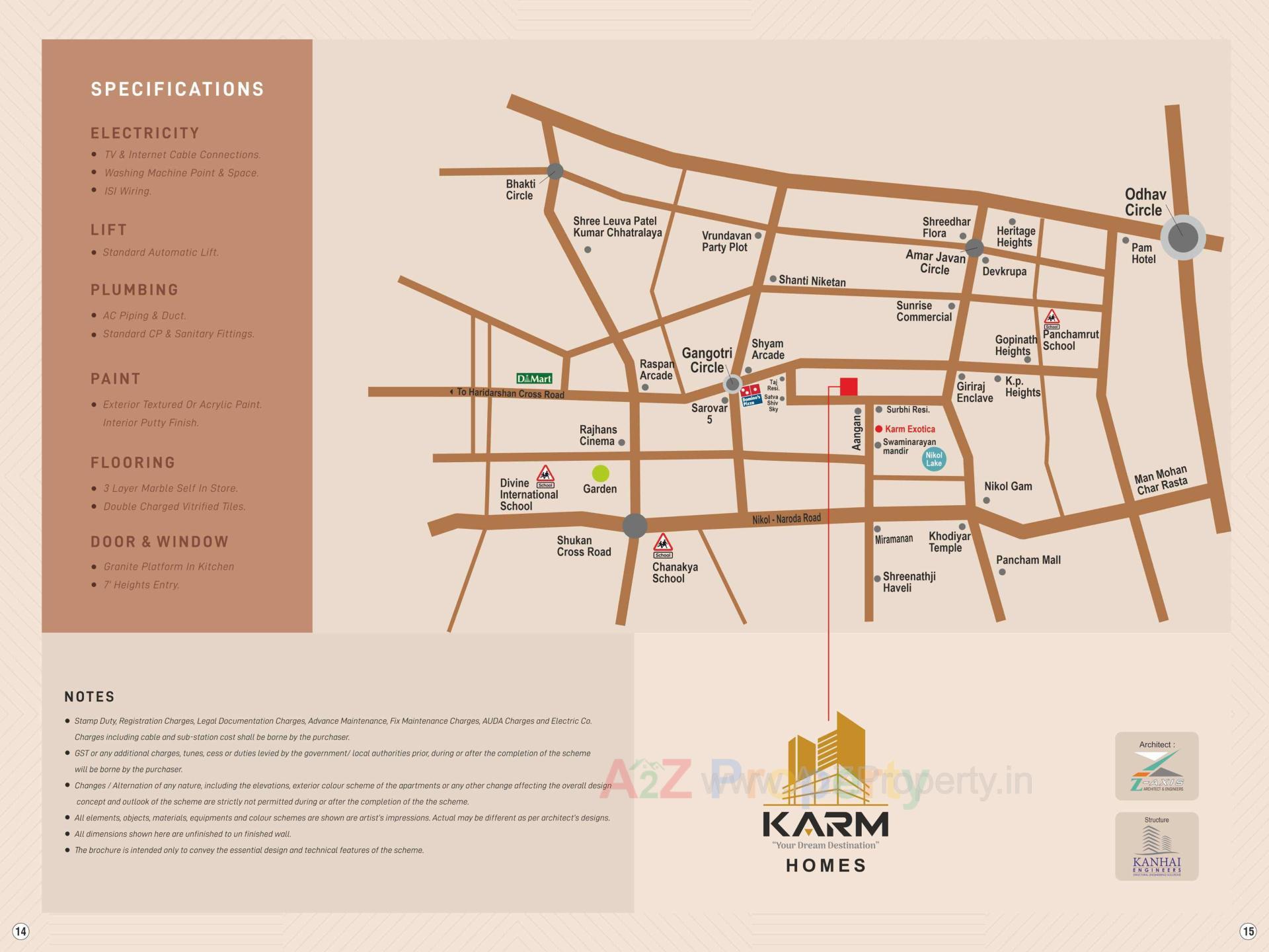  of real estate project Karm Homes located at Nikol, Ahmedabad, Gujarat