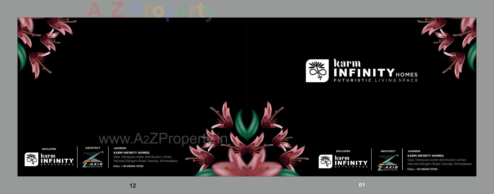  of real estate project Karm Infinity Homes located at Hanspura, Ahmedabad, Gujarat