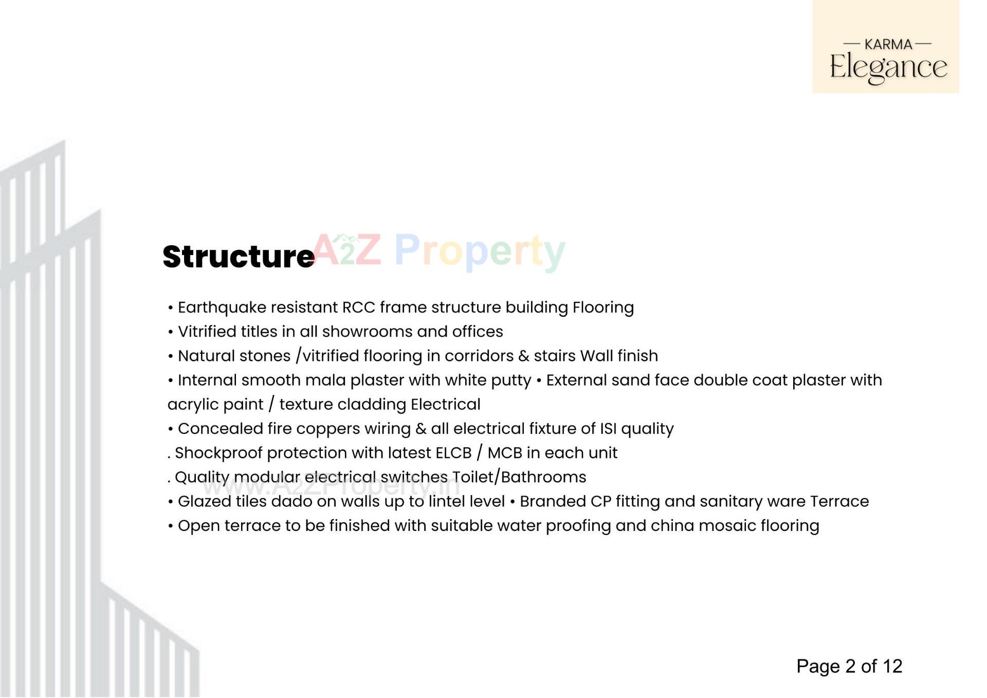  of real estate project Karma Elegance located at Shilaj, Ahmedabad, Gujarat