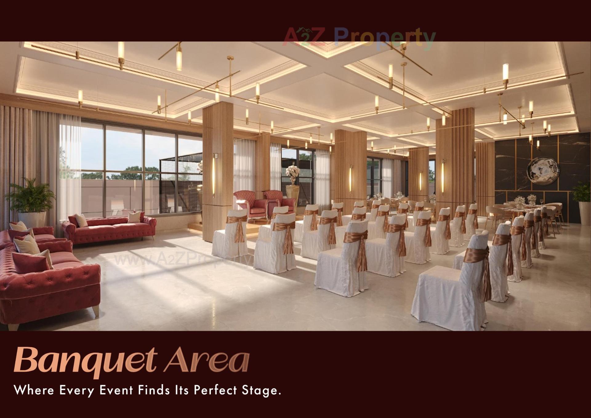 3D Elevation of real estate project Karma Elegance located at Shilaj, Ahmedabad, Gujarat