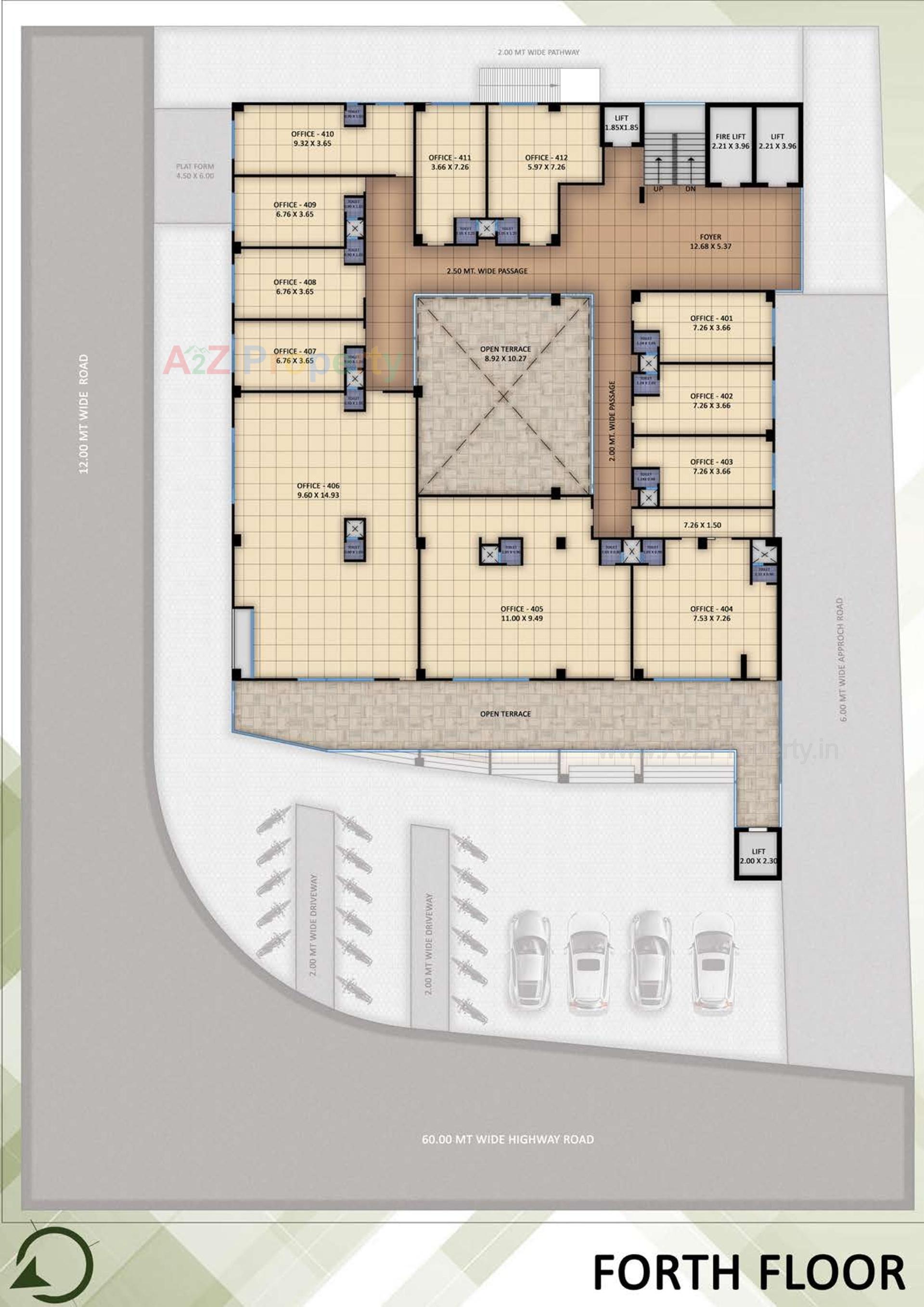 Layout of real estate project Karma Square located at Muthiya, Ahmedabad, Gujarat