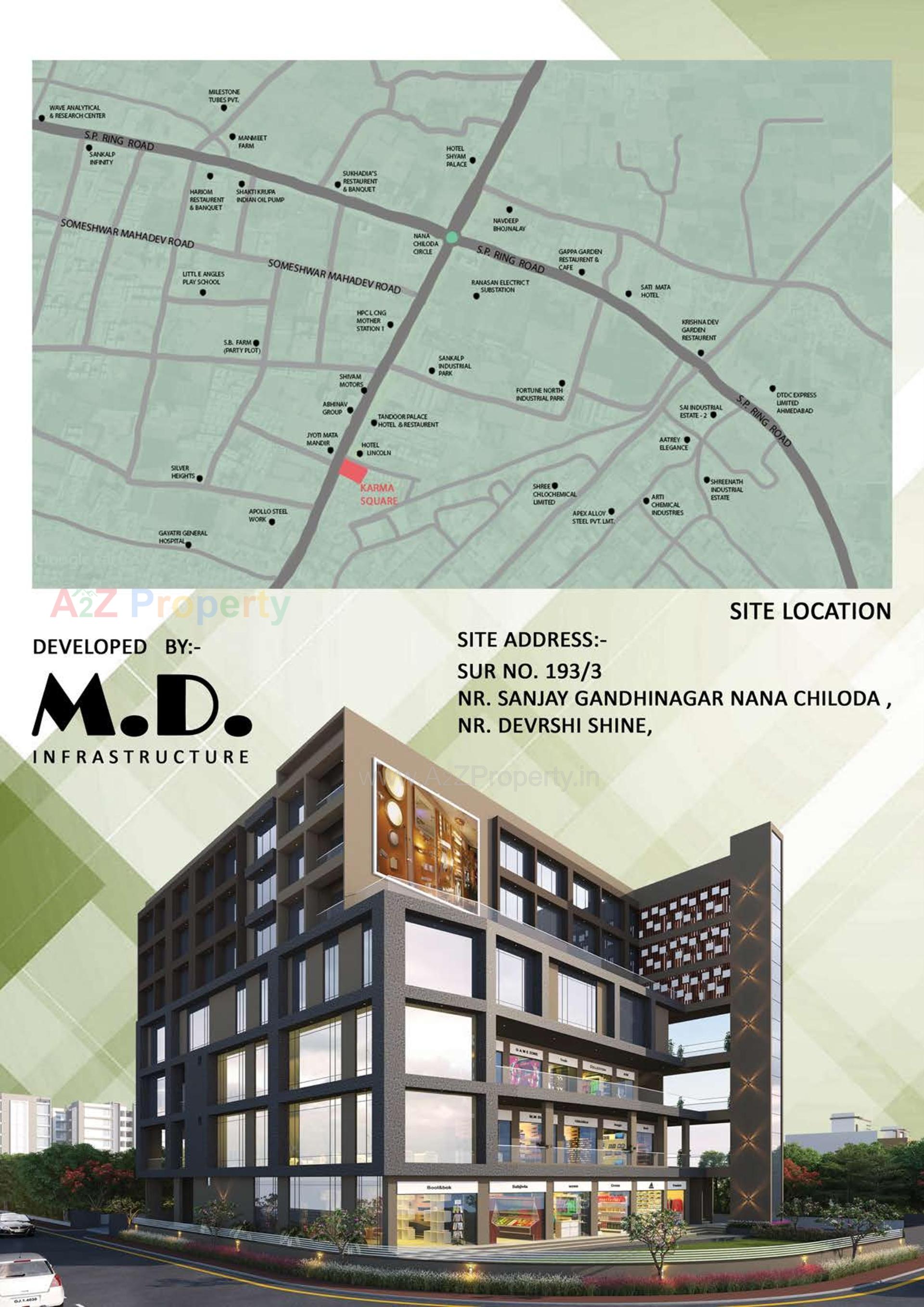  of real estate project Karma Square located at Muthiya, Ahmedabad, Gujarat