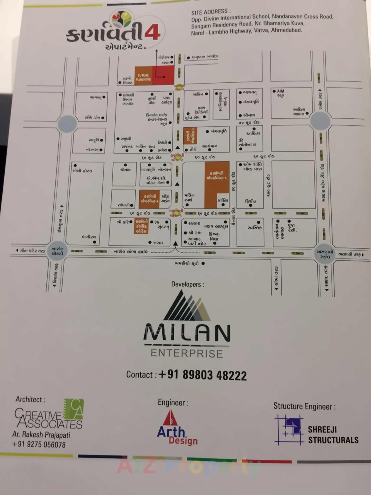  of real estate project Karnavati Apartment located at Vatva, Ahmedabad, Gujarat