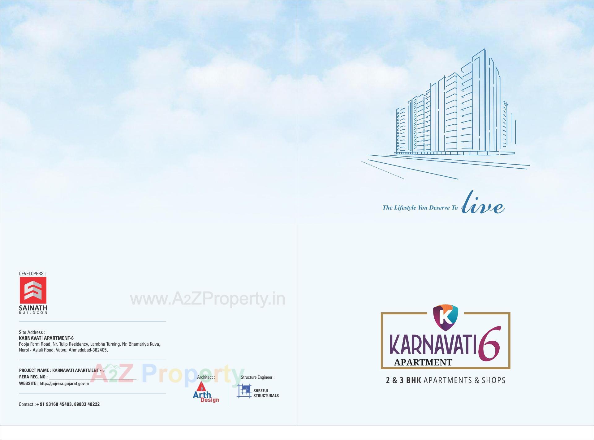  of real estate project Karnavati Apartment located at Aslali, Ahmedabad, Gujarat