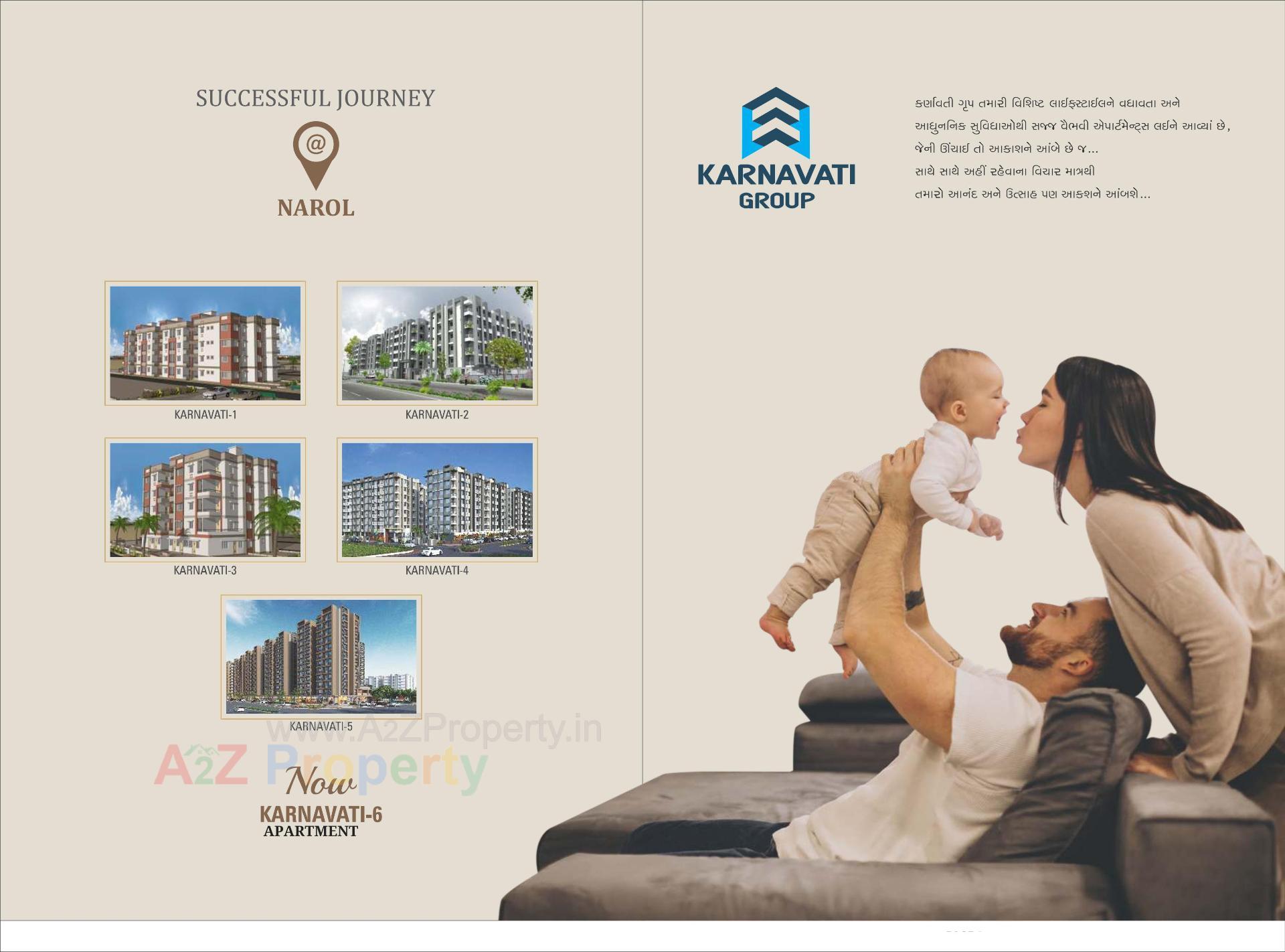 of real estate project Karnavati Apartment located at Aslali, Ahmedabad, Gujarat