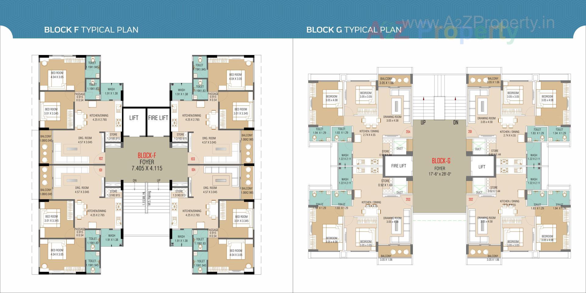 Layout of real estate project Karnavati Apartment located at Vatva, Ahmedabad, Gujarat