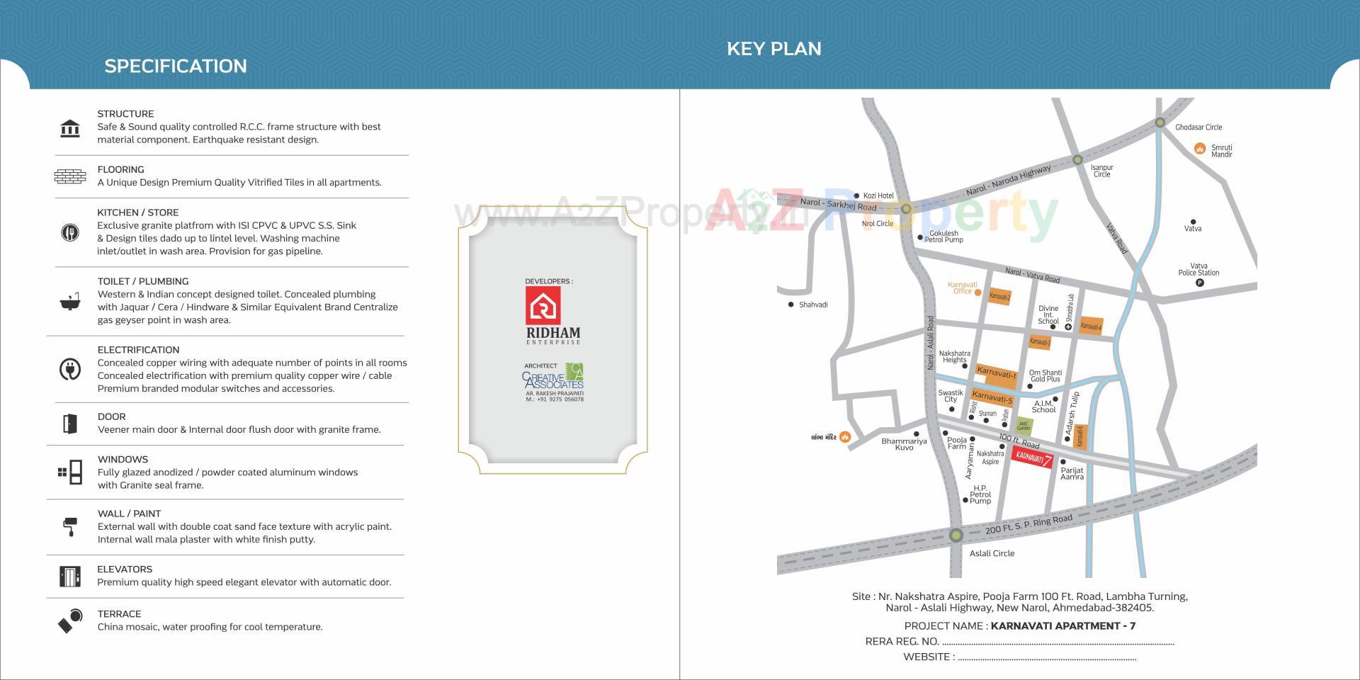  of real estate project Karnavati Apartment located at Vatva, Ahmedabad, Gujarat
