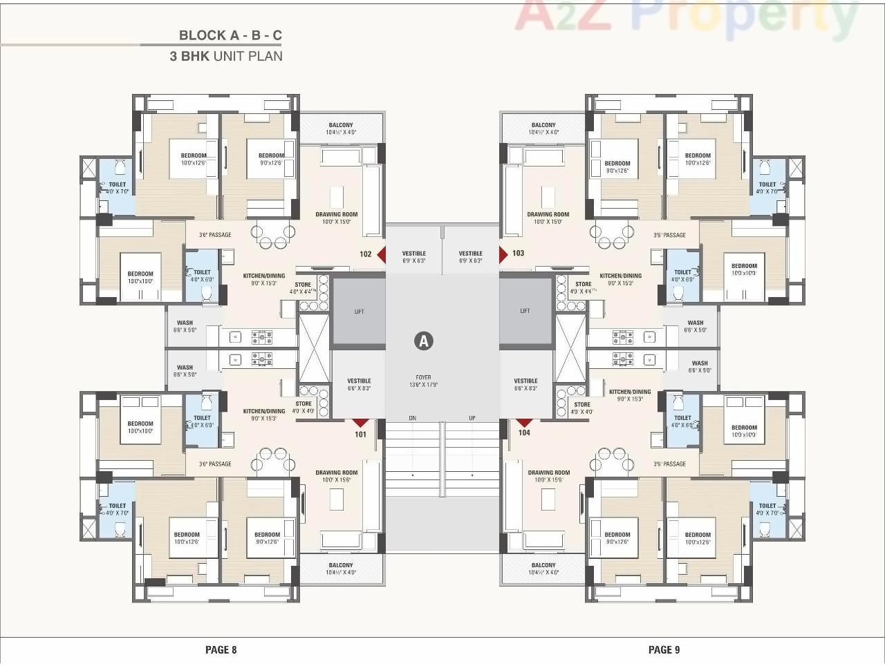 Layout of real estate project Karnavati Appartment located at Vatva, Ahmedabad, Gujarat