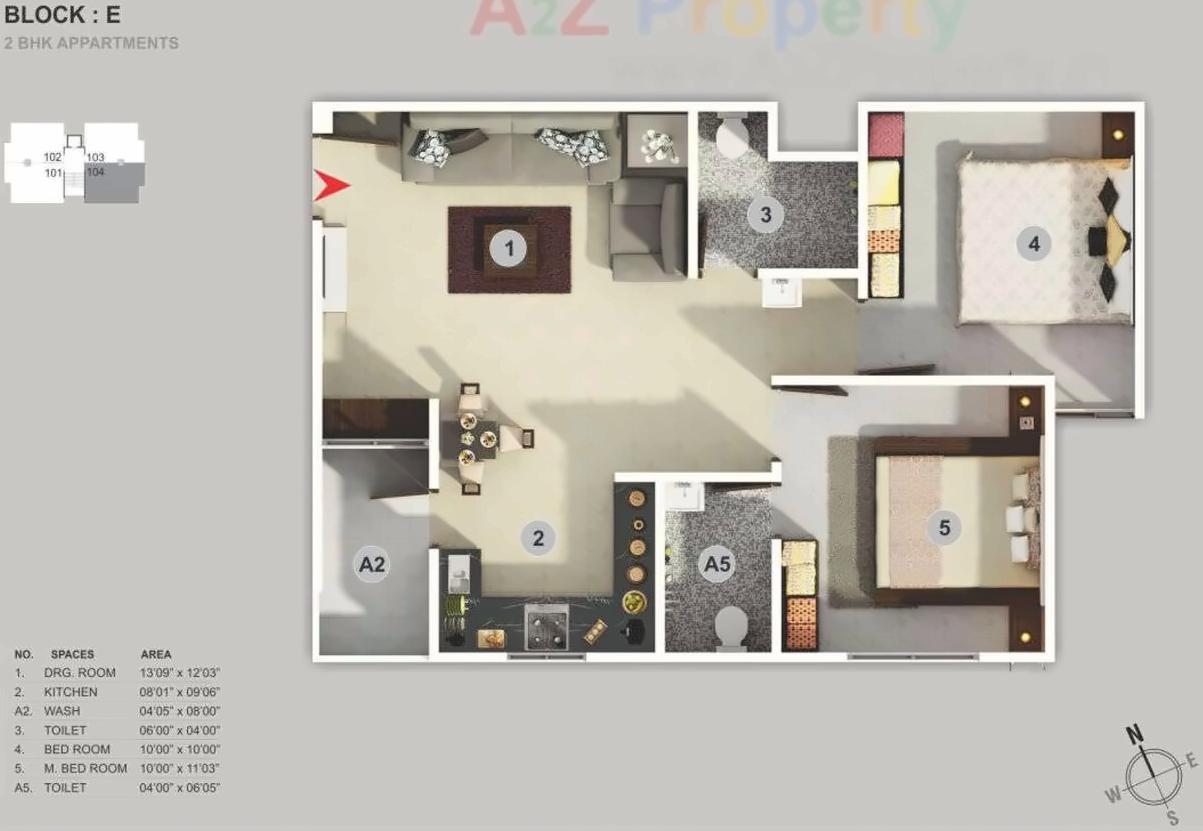 Layout of real estate project Karnavati Enclave located at City, Ahmedabad, Gujarat