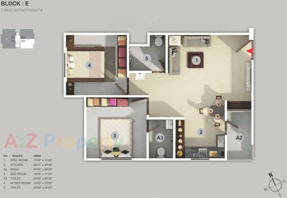 Layout of real estate project Karnavati Enclave located at City, Ahmedabad, Gujarat