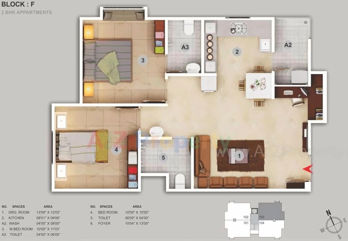 Layout of real estate project Karnavati Enclave located at City, Ahmedabad, Gujarat