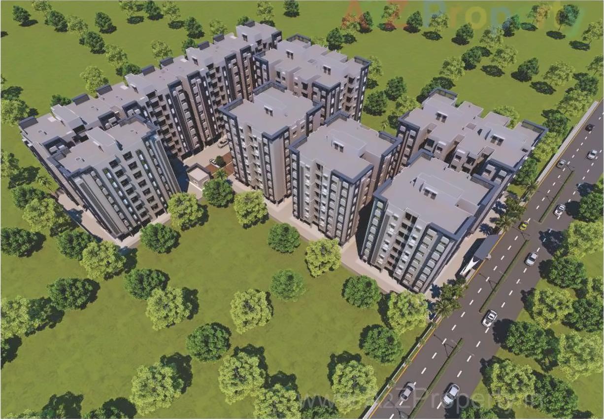 3D Elevation of real estate project Karnavati Enclave located at City, Ahmedabad, Gujarat