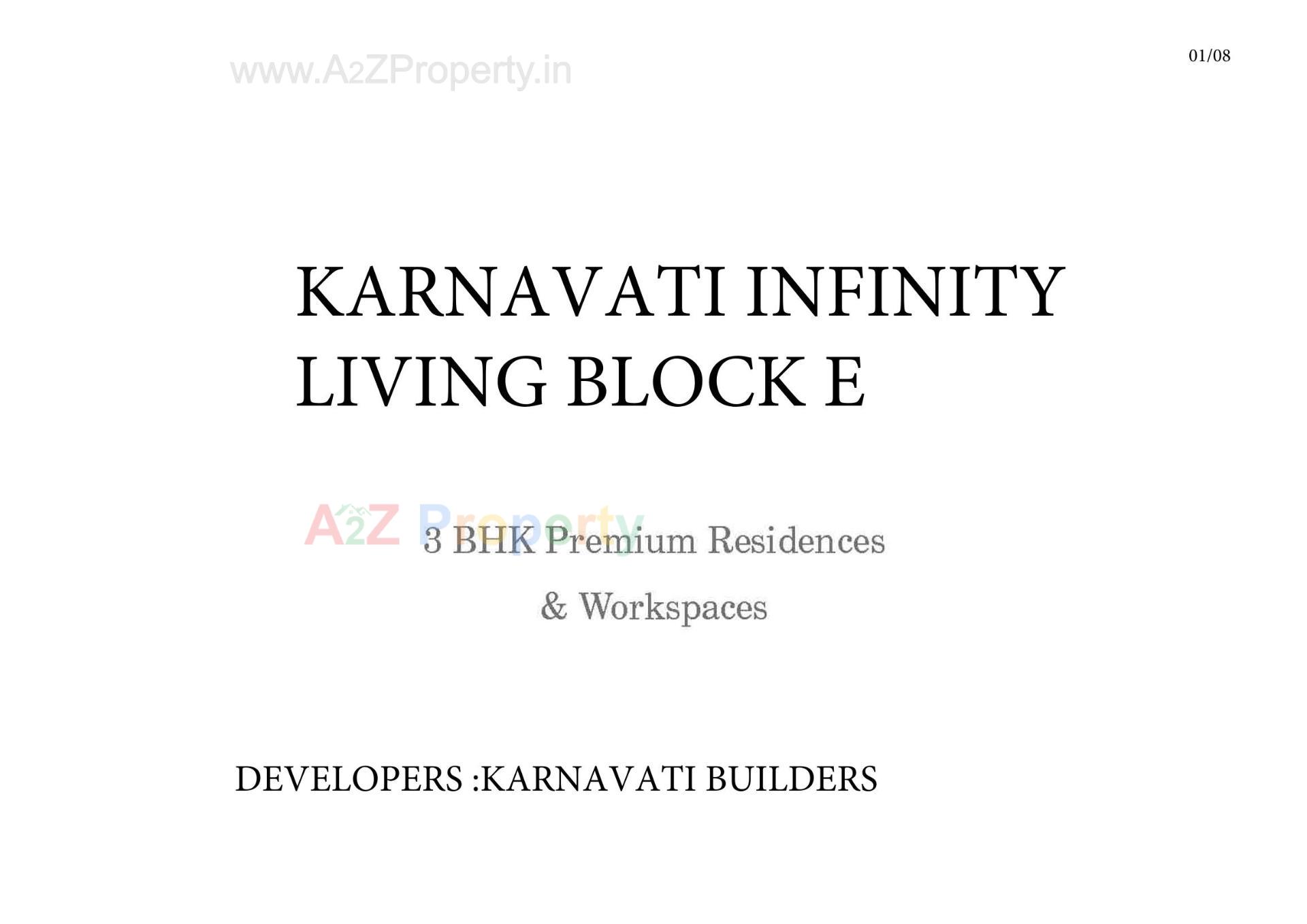  of real estate project Karnavati Infinity Living Block located at Ahmedabad, Ahmedabad, Gujarat