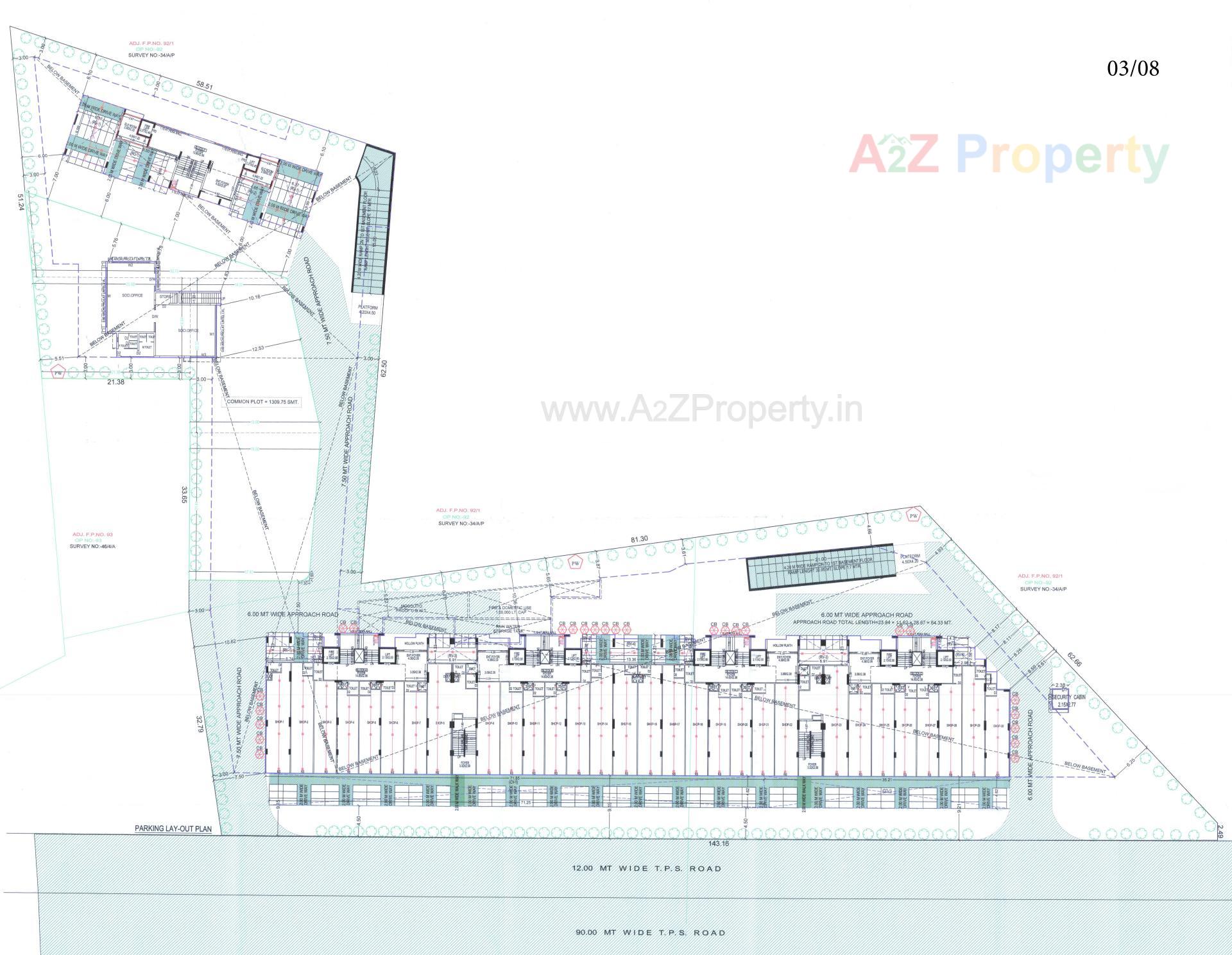Layout of real estate project Karnavati Infinity Living Block located at Ahmedabad, Ahmedabad, Gujarat