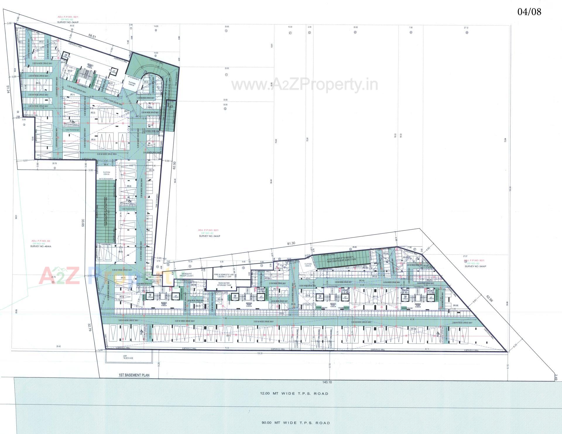 Layout of real estate project Karnavati Infinity Living Block located at Ahmedabad, Ahmedabad, Gujarat