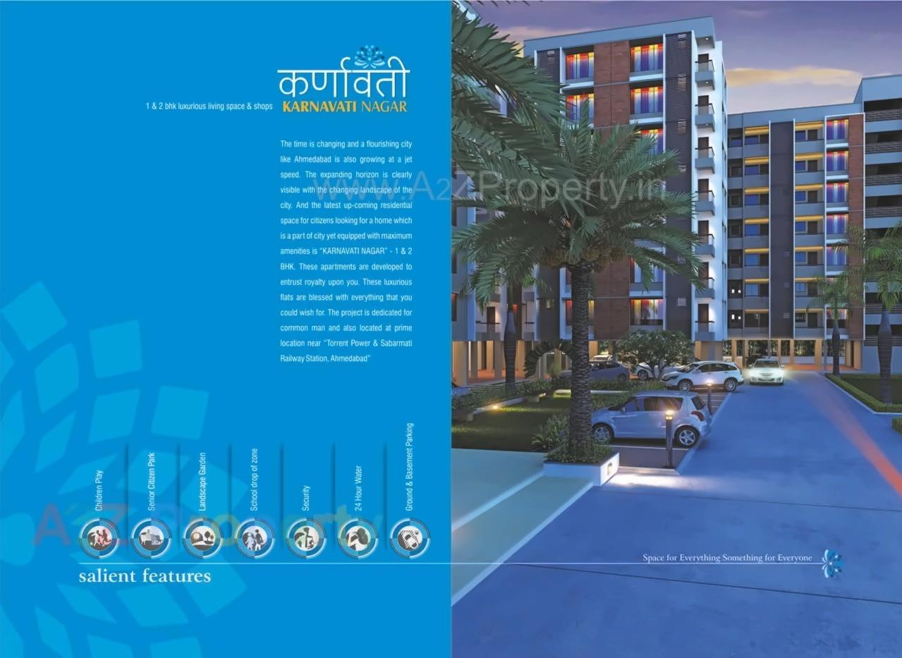 3D Elevation of real estate project Karnavati Nagar located at Acher, Ahmedabad, Gujarat