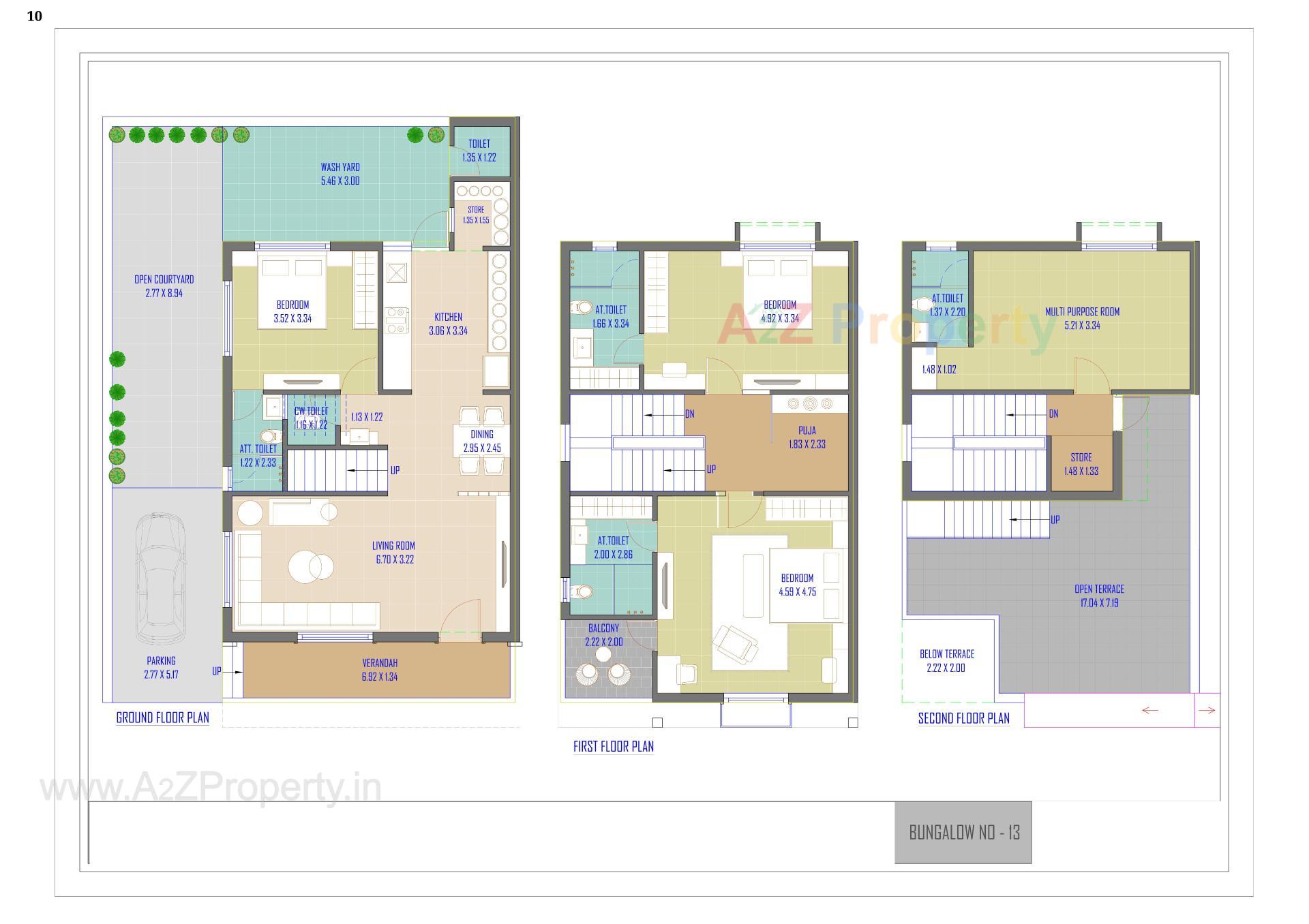 Layout of real estate project Karnavati Parisar located at Vatva, Ahmedabad, Gujarat