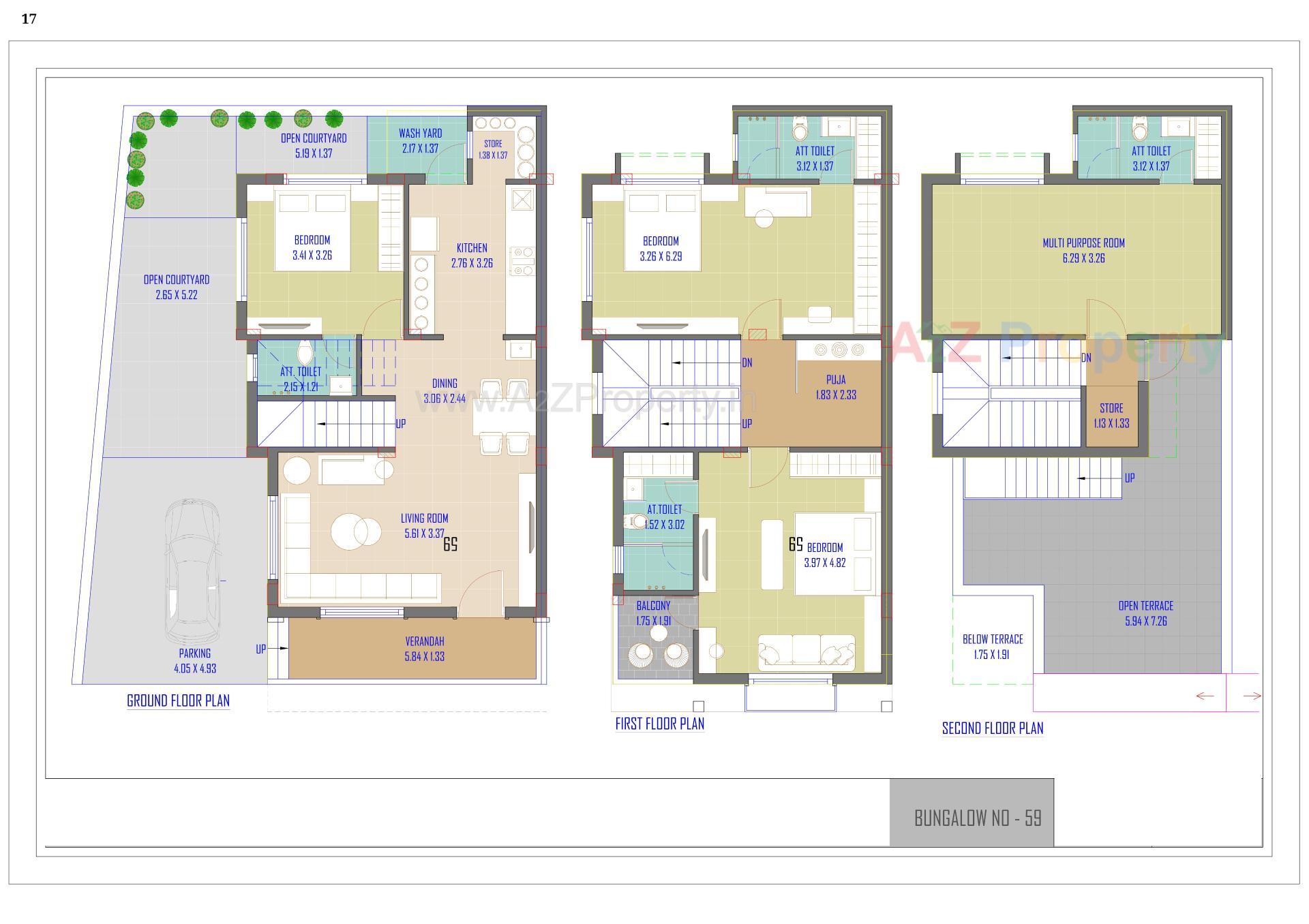 Layout of real estate project Karnavati Parisar located at Vatva, Ahmedabad, Gujarat