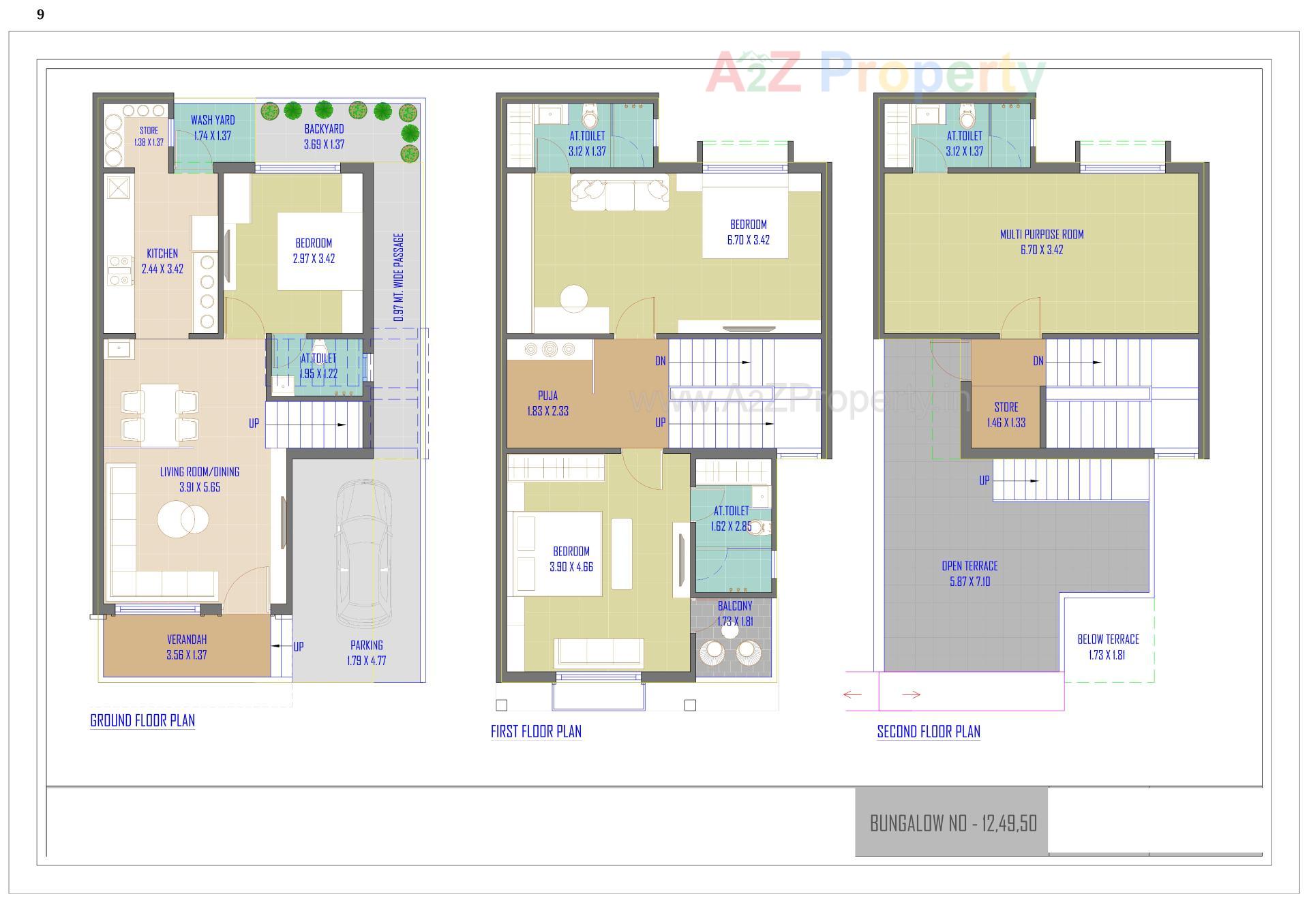 Layout of real estate project Karnavati Parisar located at Vatva, Ahmedabad, Gujarat