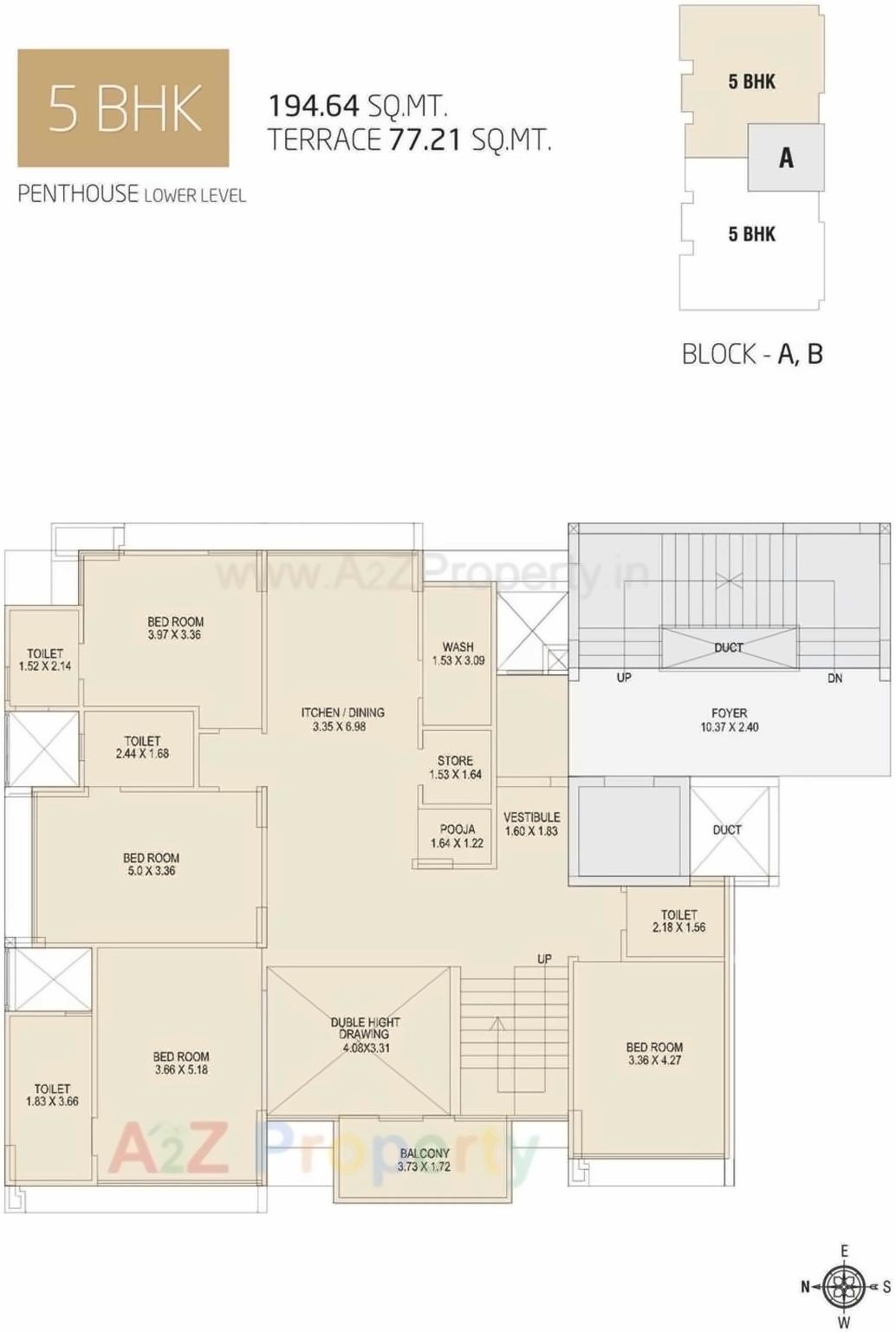 Layout of real estate project Karnavati Premier Living located at Bhat, Ahmedabad, Gujarat