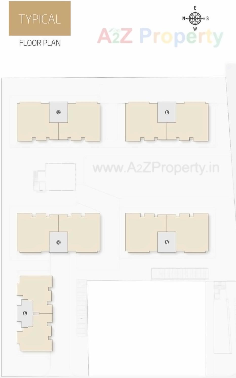 Layout of real estate project Karnavati Premier Living located at Bhat, Ahmedabad, Gujarat