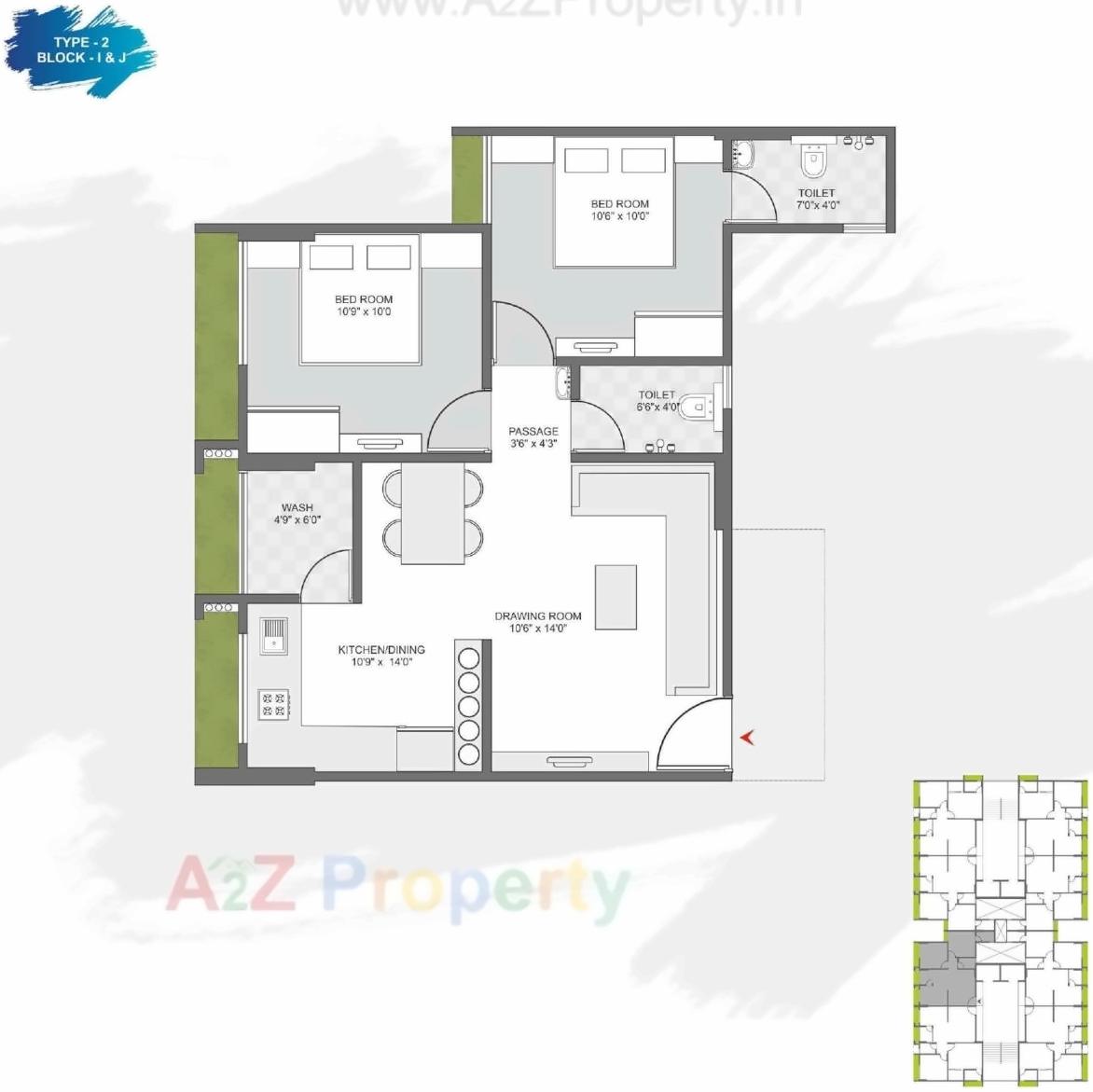 Layout of real estate project Karnavati Riviera located at Ramol, Ahmedabad, Gujarat