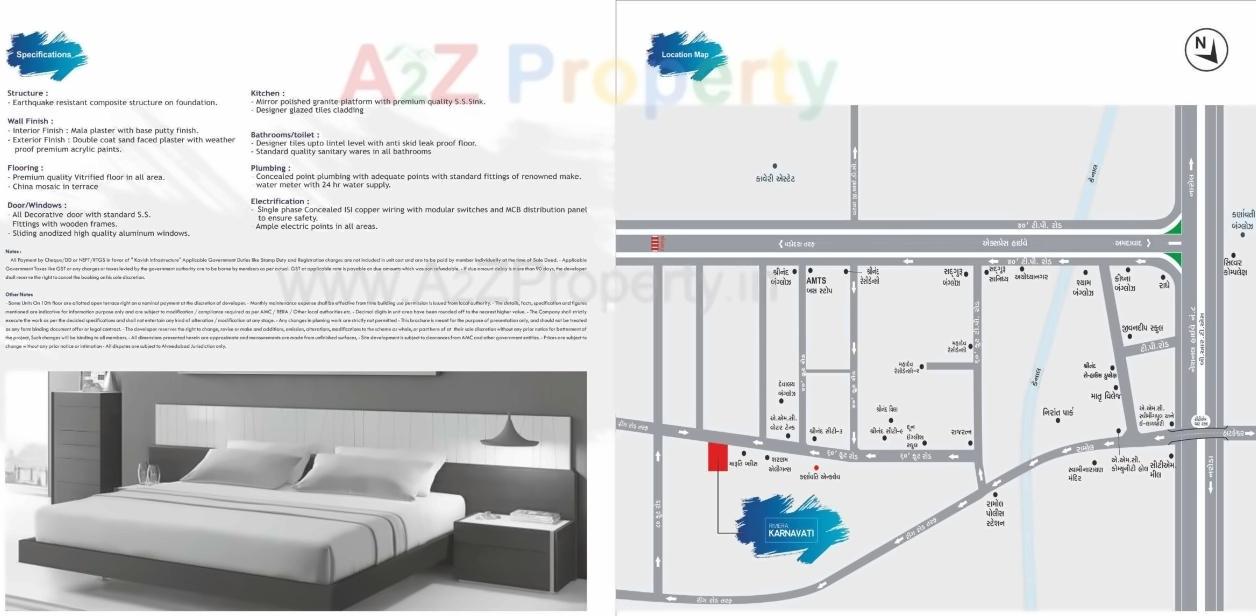  of real estate project Karnavati Riviera located at Ramol, Ahmedabad, Gujarat
