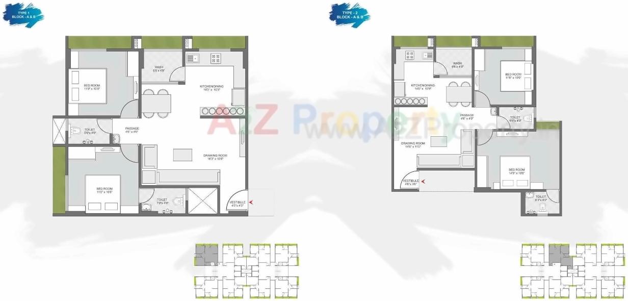 Layout of real estate project Karnavati Riviera located at Ramol, Ahmedabad, Gujarat
