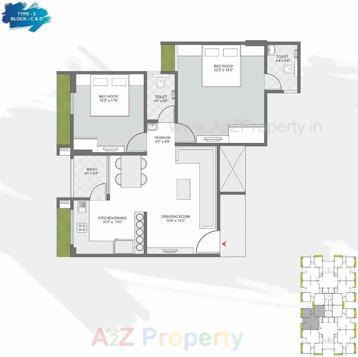 Layout of real estate project Karnavati Riviera located at Ramol, Ahmedabad, Gujarat