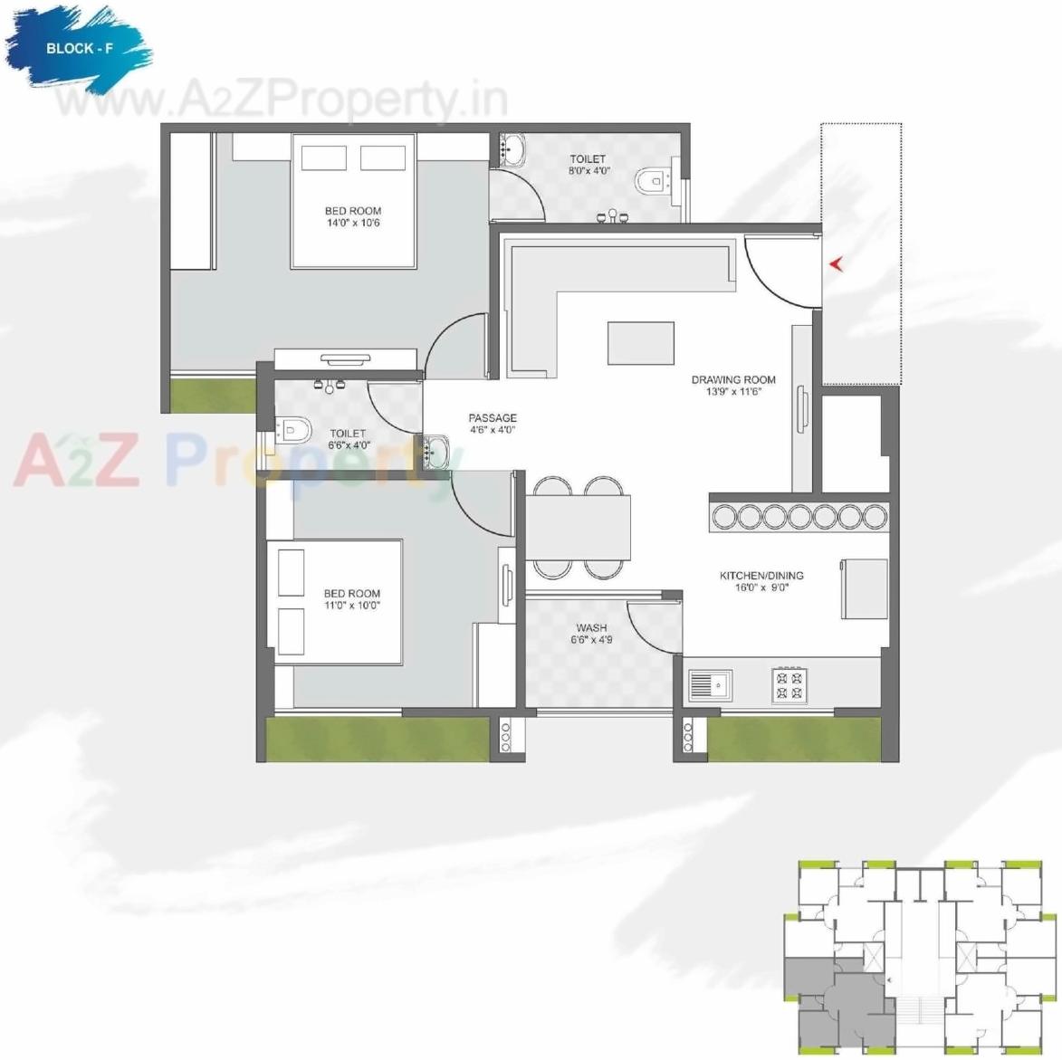 Layout of real estate project Karnavati Riviera located at Ramol, Ahmedabad, Gujarat