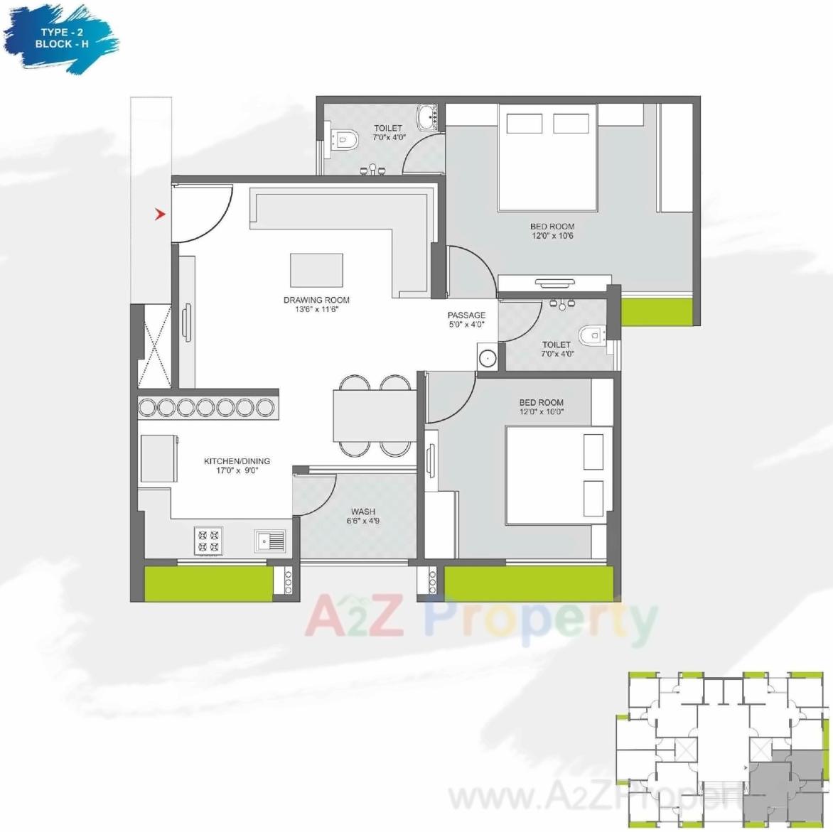 Layout of real estate project Karnavati Riviera located at Ramol, Ahmedabad, Gujarat