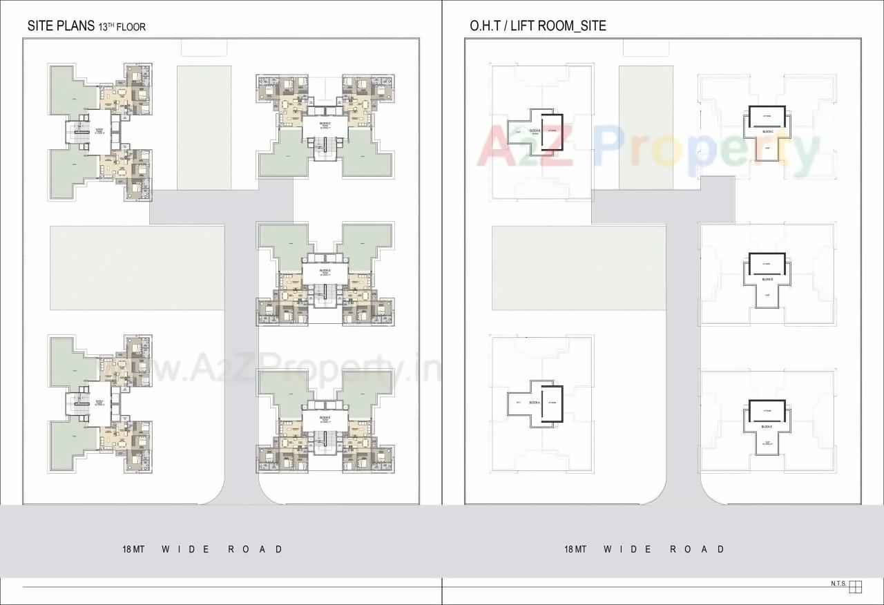 Layout of real estate project Karnavati Skylane located at Ramol, Ahmedabad, Gujarat