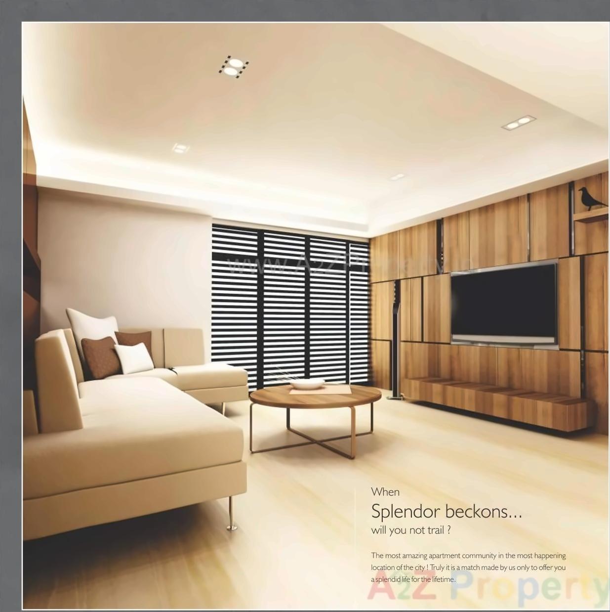 3D Elevation of real estate project Kashana Flats located at Kocharab, Ahmedabad, Gujarat