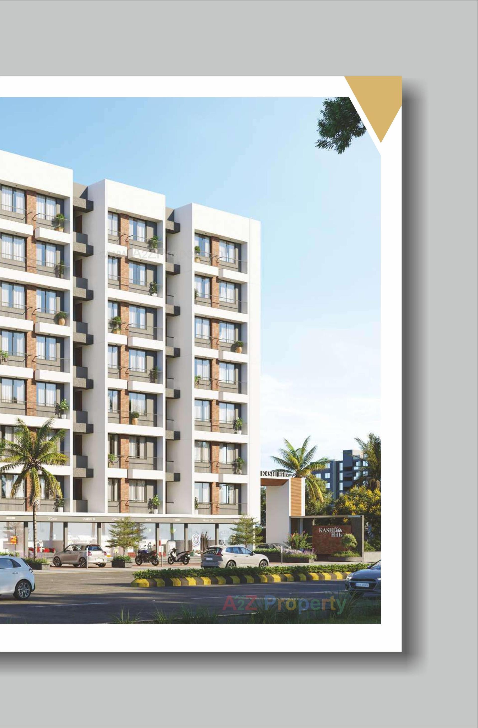 3D Elevation of real estate project Kashi Hills located at Enasan, Ahmedabad, Gujarat