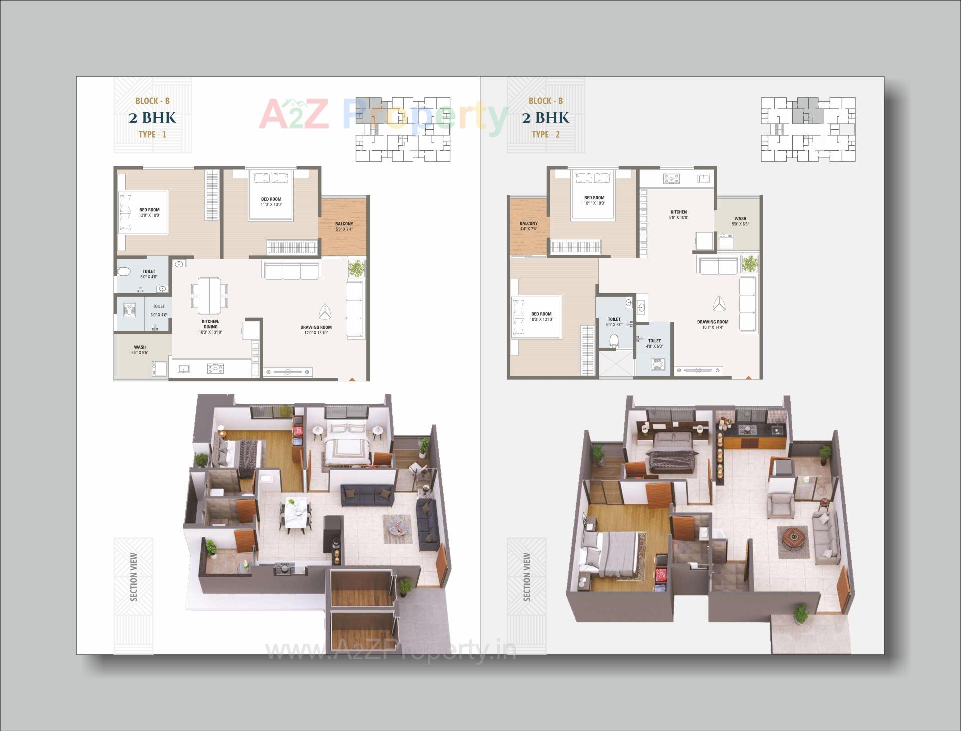 Layout of real estate project Kashi Hills located at Enasan, Ahmedabad, Gujarat