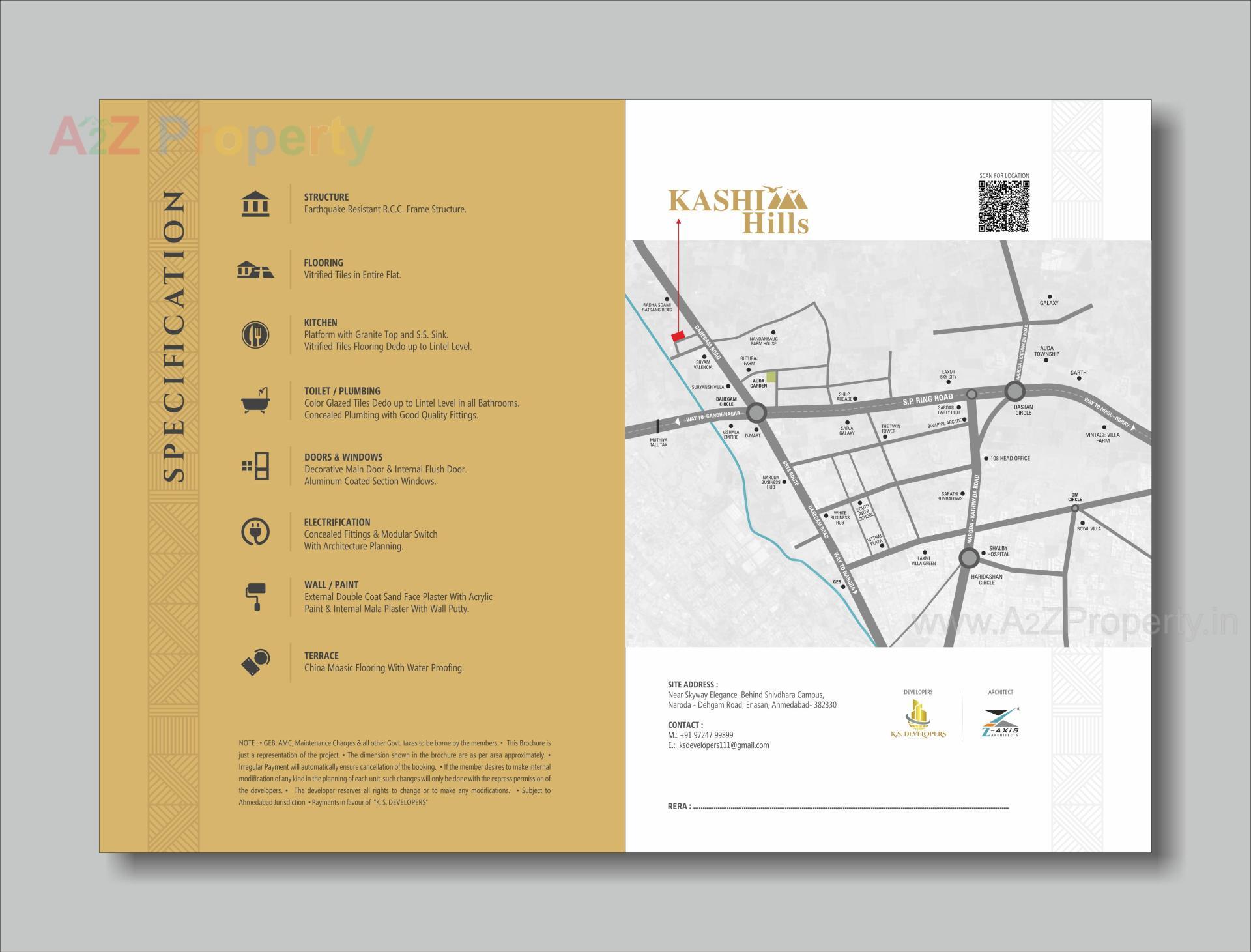  of real estate project Kashi Hills located at Enasan, Ahmedabad, Gujarat