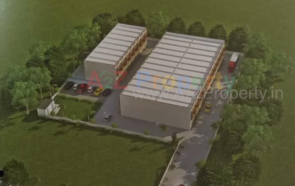 3D Elevation of real estate project Kasturi Industrial Estate located at Odhav, Ahmedabad, Gujarat