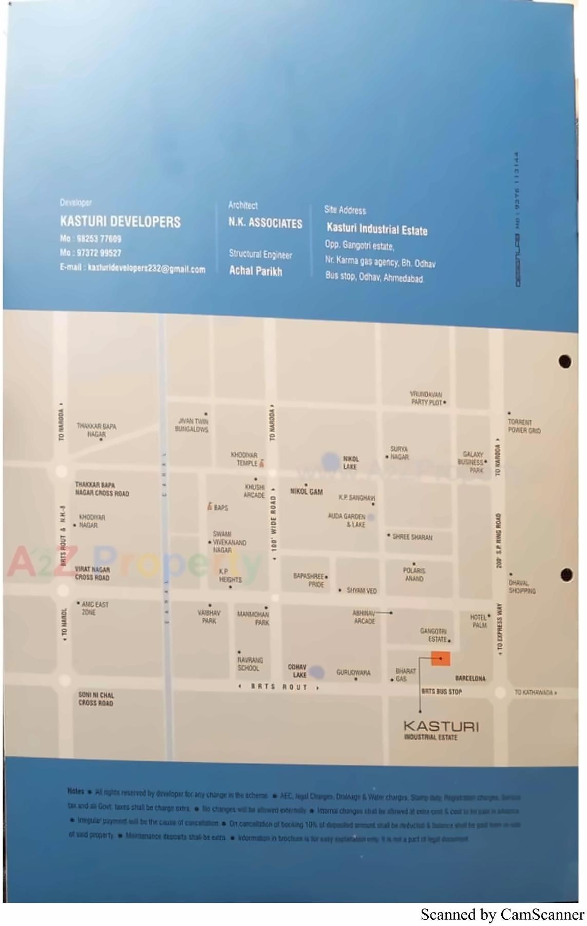  of real estate project Kasturi Industrial Estate located at Odhav, Ahmedabad, Gujarat