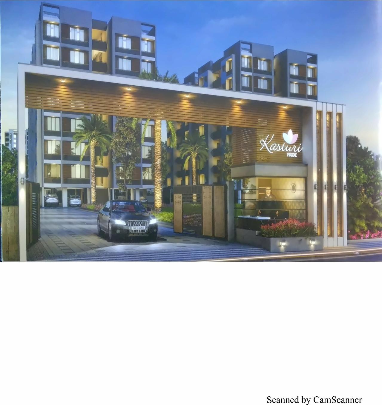 3D Elevation of real estate project Kasturi Pride located at Nikol, Ahmedabad, Gujarat