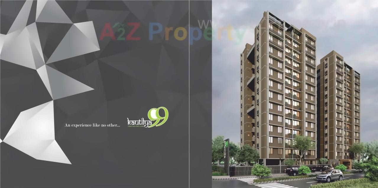 3D Elevation of real estate project Kautilya located at Tragad, Ahmedabad, Gujarat