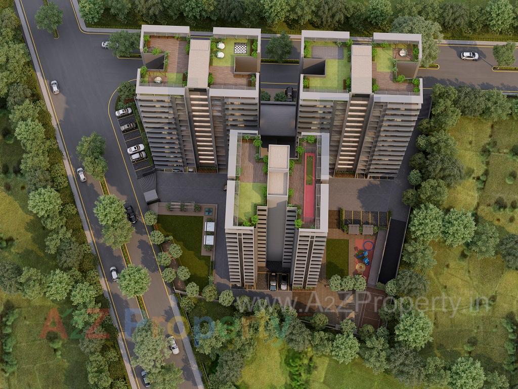 3D Elevation of real estate project Kaveri Soham Vistara located at Shilaj, Ahmedabad, Gujarat