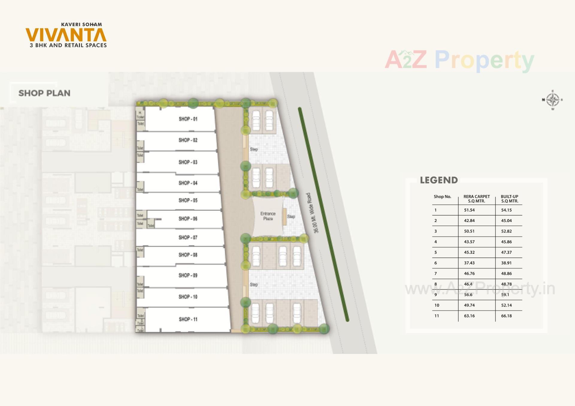 Layout of real estate project Kaveri Soham Vivanta located at Shilaj, Ahmedabad, Gujarat