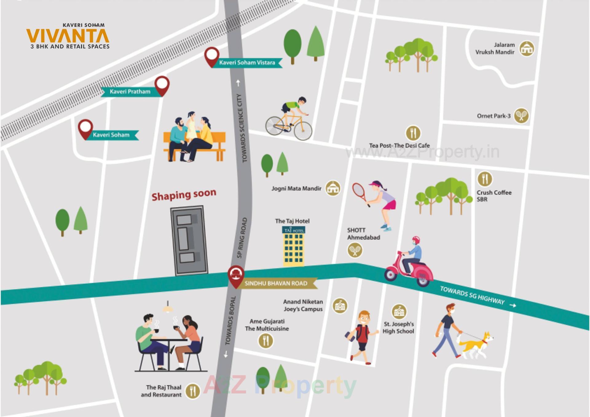  of real estate project Kaveri Soham Vivanta located at Shilaj, Ahmedabad, Gujarat